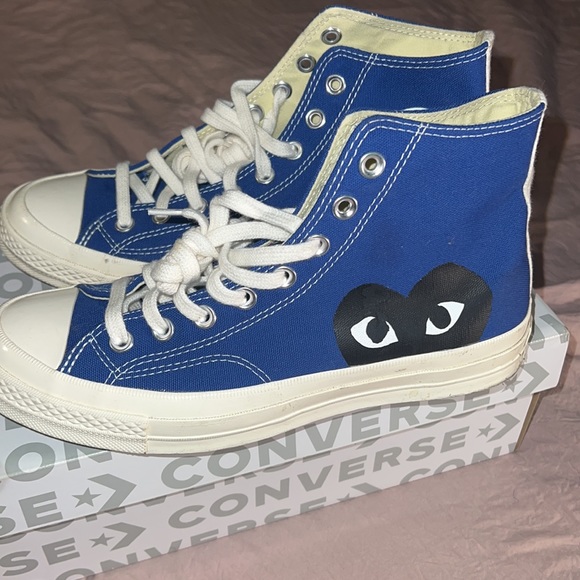 CONVERSE x PLAY MENS SIZE 7 WOMENS SIZE 9 - Picture 2 of 8